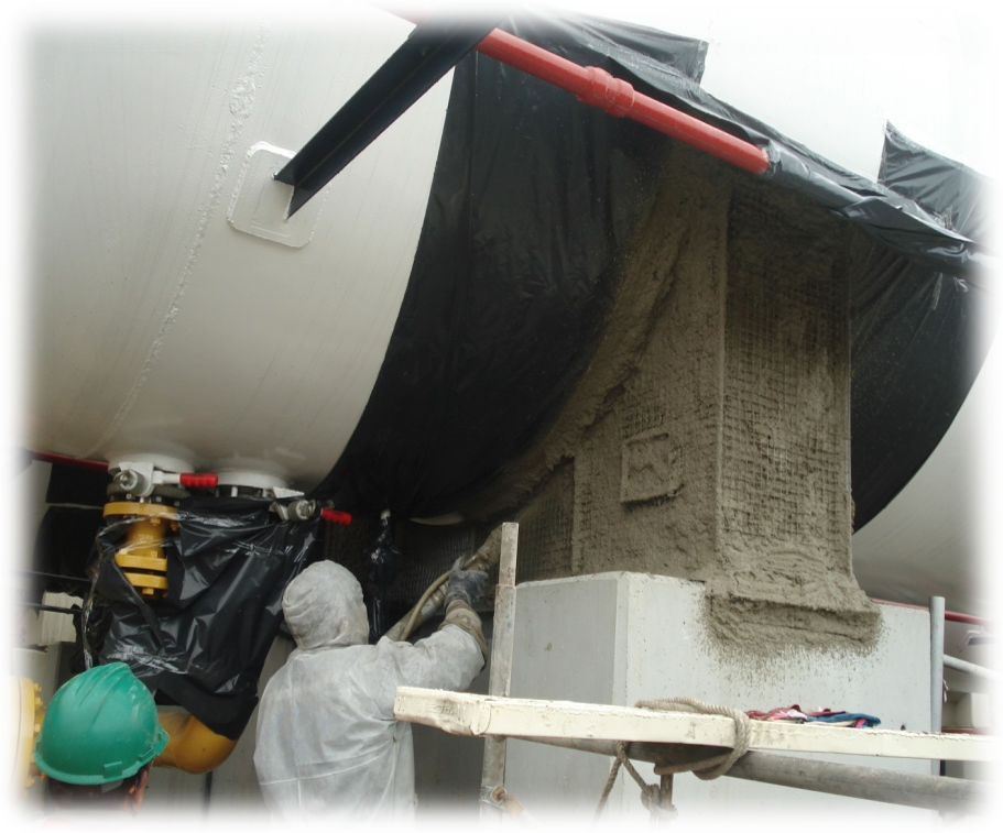 Instalación de Protección Ignífuga - Repsol YPF - Planta Gas