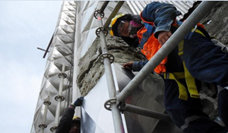 Aislamiento Térmico y Enzunchado Plancha de Acido Fundición