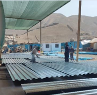 Fabricación y Montaje del Sistema de Cobertura del Edificio de Chancado